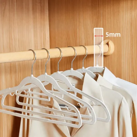 [COMBO 10] Móc Nhựa Treo Quần Áo Chống Trượt Đầu Móc Xoay 360 Đa Năng, Móc Phơi Đồ Nhựa Dẻo Bền Bỉ