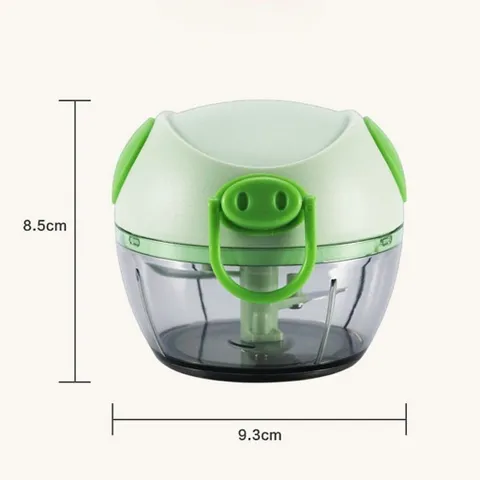 Máy Xay Tỏi Ớt Mini Đa Năng 3 Lưỡi Dao Kéo Tay - Xay Rau Củ Quả Nhanh Chóng Tiện Lợi Sạch Sẽ