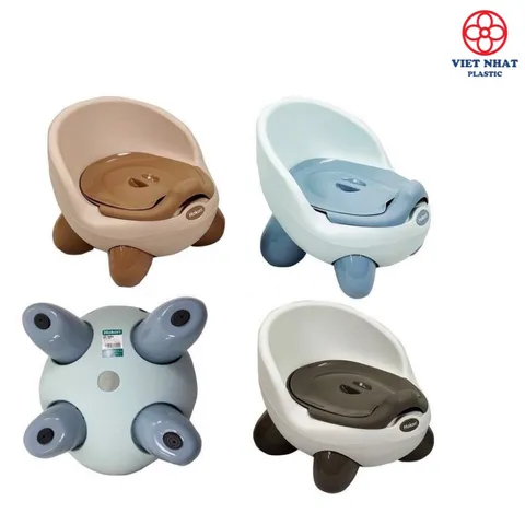 [Việt Nhật] Bô Gấu Hokori Vệ Sinh Cho Bé - Bô Có Nắp - Cho Bé Từ 6 Tháng Đến 4 Tuổi 5458