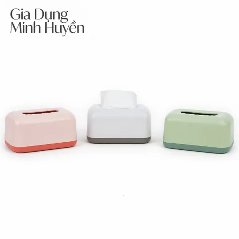 Hộp đựng giấy ăn nhựa Việt Nhật Hokori hộp để khăn giấy để bàn, gia đình, quán ăn sang trọng