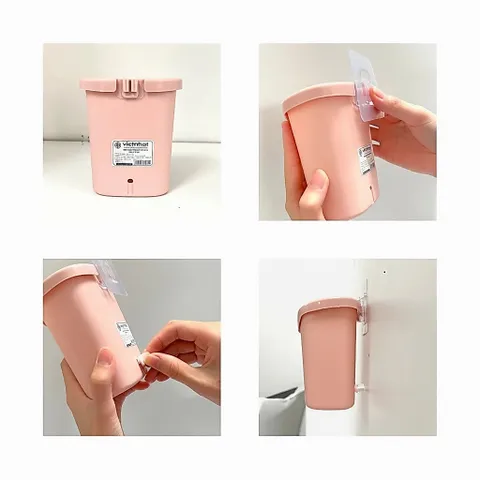 Kệ đựng bàn chải dán tường không khoan, nhựa cao cấp chống nước, chắc chắn, tiện treo phòng tắm