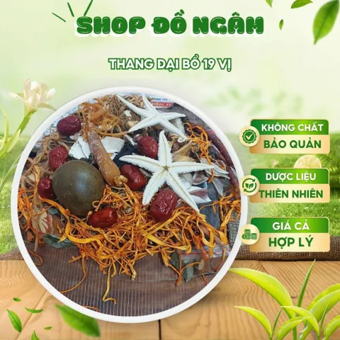 Thang Bổ 19 Vị Tự Nhiên, Dược Liệu Quý Tây Bắc Ngâm Tửu Bổ Dưỡng Tăng Đề Kháng