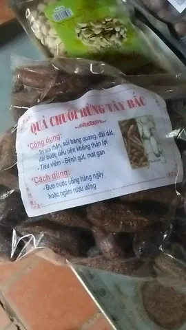 Chuối Hột Rừng, Chuối Nguyên Quả Chín Sấy Khô Lai Châu , Đặc Sản Tây Bắc, Tốt Cho Sức Khỏe