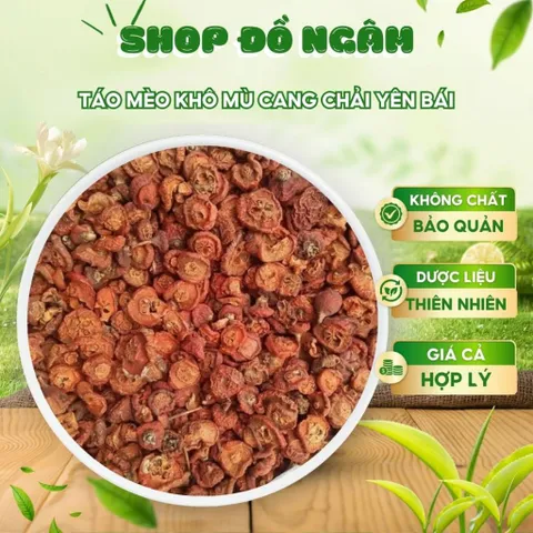 Táo Mèo Khô Mù Cang Chải Yên Bái, Đặc Sản Tây Bắc, Nguyên Liệu Ngâm Tửu, Pha Trà 1Kg