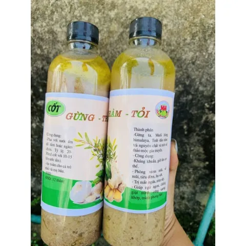 Cốt gừng tươi tràm tỏi