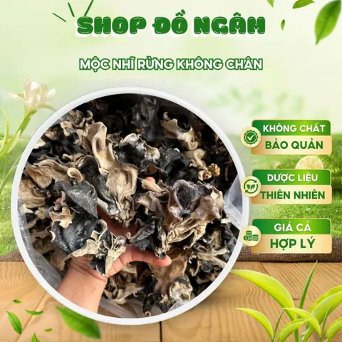 Mộc Nhĩ Rừng Không Chân, Thảo Dược Nguyên Chất, Tươi Ngon, Ngâm Tửu & Chế Biến Món Ăn