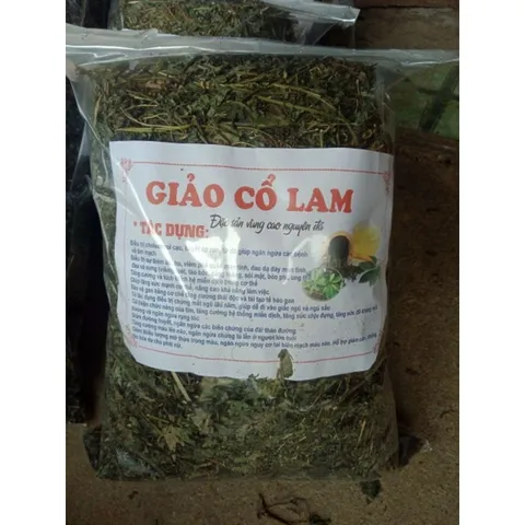 Giảo Cổ Lam Khô, Thảo Dược Tự Nhiên, Hỗ Trợ Huyết Áp, Giảm Mỡ Máu, Nguyên Chất 100%