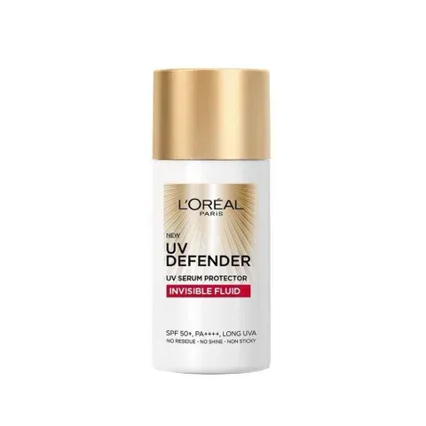 Kem Chống Nắng L'Oreal Paris UV Defender Serum Invisible Fluid SPF50+/ PA++++ 50ml - Bảo vệ da hoàn hảo, cung cấp độ ẩm tự nhiên, chống nước. 824154