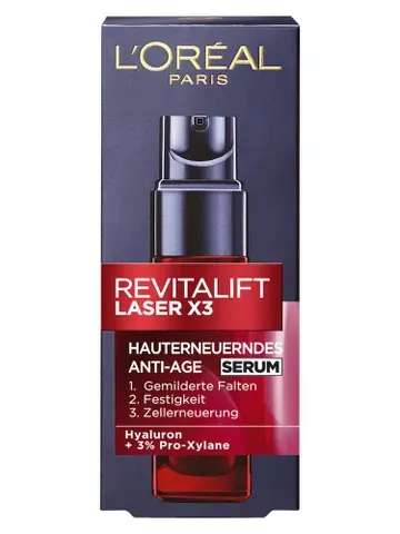 Serum Dưỡng Da L'Oreal Paris Revitalift Laser x3 30ml - Giảm Nếp Nhăn, Căng Da, Tái Tạo Da,   Vitamin C, Retinol