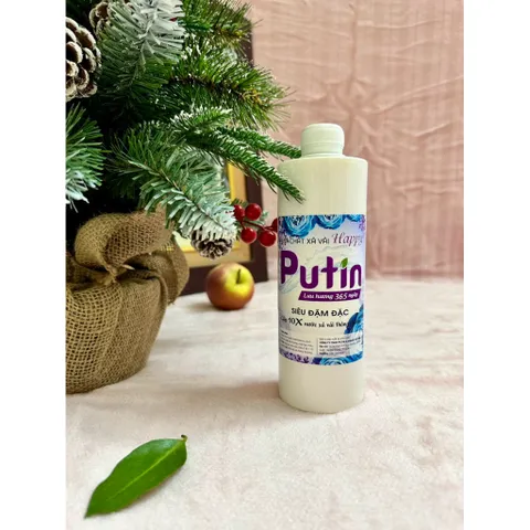 Tinh Cốt Xả Vải Putin Happy 500ml Hạt Lưu Hương Thơm Lâu Đậm Đặc Gấp 10 Lần Xả Thường Siêu Mềm Vải