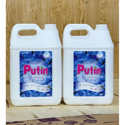 Nước Xả Vải 5kg Putin Lưu hương huyền bí - Thơm Lâu, Khử Mùi Mạnh, Mềm Vải, Dùng Thử Giá Tốt