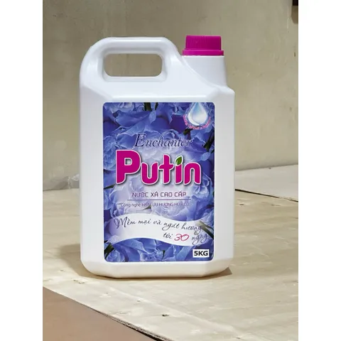 Nước Xả Vải 5kg Putin Lưu hương huyền bí - Thơm Lâu, Khử Mùi Mạnh, Mềm Vải, Dùng Thử Giá Tốt