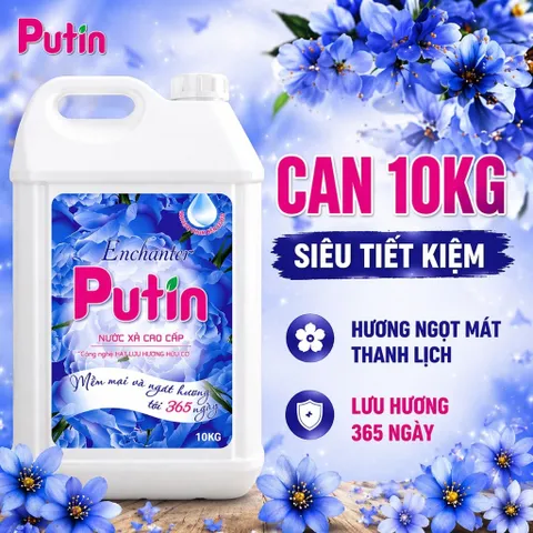 Nước xả vải Putin Huyền Bí 10KG Lưu Hương Sau Phơi Sấy Tiết Kiệm Cho Gia Đình & Tiệm Giặt