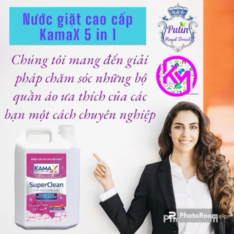 Nước giặt công nghệ hạt lưu hương Kamax 5 in 1