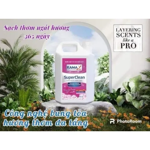 Nước giặt công nghệ hạt lưu hương Kamax 5 in 1
