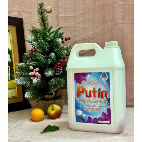 Combo siêu hời Nước giặt Putin 10L Nước xả Putin 2L