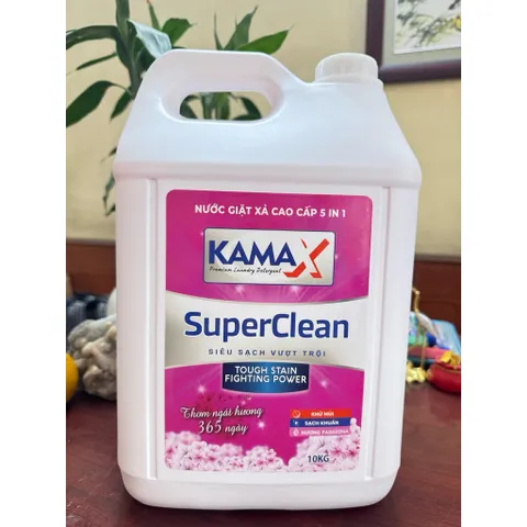 Nước giặt Kamax công nghệ hạt lưu hương Thơm lâu nhiều ngày sau sấy nóng 10kg