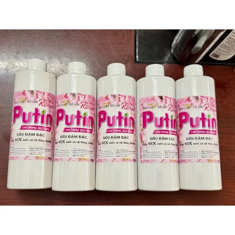 Tinh Cốt Xả Vải Putin Rosie 500ml Hạt Lưu Hương Đậm Đặc Gấp 10 Lần Làm Mềm Vải Thơm Lâu Sau Phơi Sấy 824204