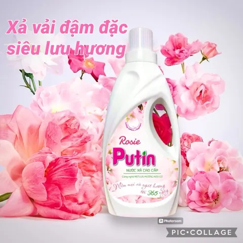 Combo 2 chai 2kg xả vải Putin công nghệ hạt lưu hương đậm đặc
