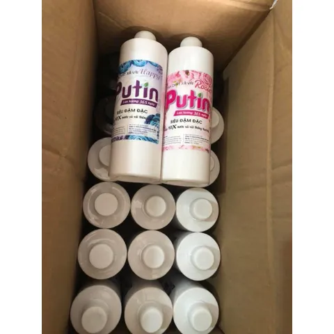 Tinh Cốt Xả Vải Putin Rosie 500ml Hạt Lưu Hương Đậm Đặc Gấp 10 Lần Làm Mềm Vải Thơm Lâu Sau Phơi Sấy 824204