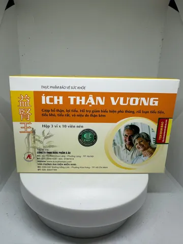 Viên uống Ích Thận Vương Á Âu bổ thận, lợi tiểu (30 viên)