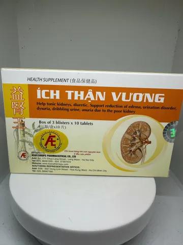 Viên uống Ích Thận Vương Á Âu bổ thận, lợi tiểu (30 viên)
