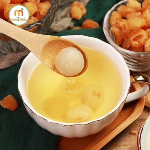 Long nhãn khô loại 1 long nhãn Hưng Yên 200g bổ khí huyết, an thần, tăng sức đề kháng Thảo Mộc Búp Xanh