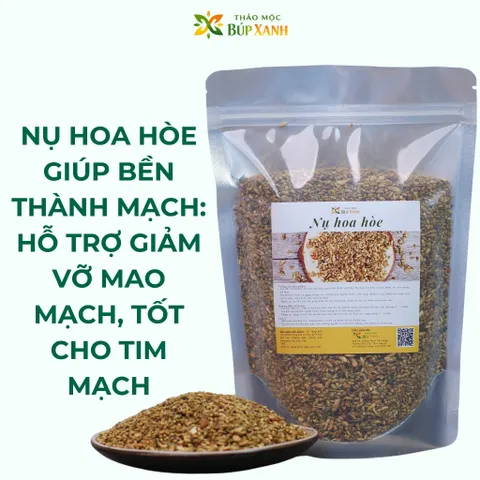 Trà Hoa Hòe Sao Vàng thơm 1kg hoa hòe nguyên chất hỗ trợ giảm huyết áp, tốt cho tim mạch Thảo Mộc Búp Xanh