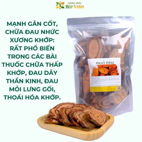 Huyết đằng, kê huyết đằng thái lát 1kg bổ huyết, hỗ trợ lưu thông máu, kích thích tiêu hóa Thảo Mộc Búp Xanh