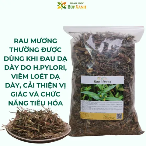 Trà Rau Mương Chữa Dạ Dày 1kg Thảo Mộc Búp Xanh hỗ trợ trào ngược dạ dày, khuẩn hp