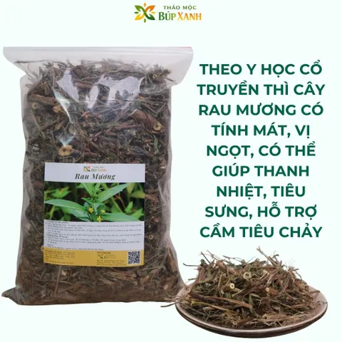 Trà Rau Mương Chữa Dạ Dày 1kg Thảo Mộc Búp Xanh hỗ trợ trào ngược dạ dày, khuẩn hp