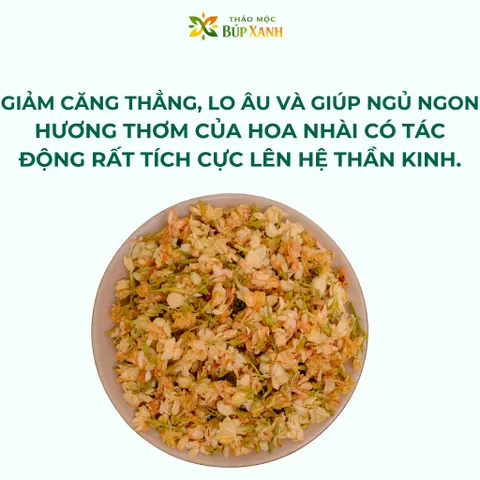 Hoa Nhài Khô Thảo Mộc Búp Xanh Túi 500gr và 1Kg