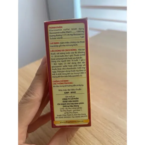 Ostigol 1500 Glucosamine Sulfate - Giúp Giảm đau Của Thoái Hoá Khớp Gối Nhẹ Và Trung Bình
