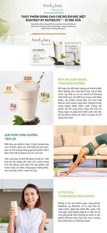 Thực phẩm dùng cho chế độ ăn đặc biệt BodyKey By Nutrilite™ – Vị Trà Sữa Mã hàng hóa: 124499