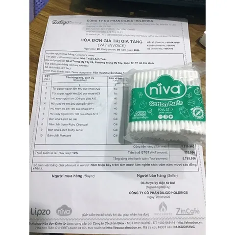 Tăm bông Niva Cotton Buds 200 que