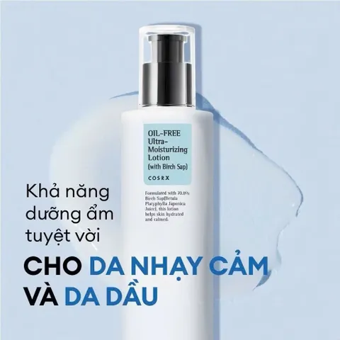 Lotion Siêu Dưỡng Ẩm Không Dầu Với chiết xuất Cây Bạch Dương 100Ml dưỡng ẩm sáng da, chống lão hoá 824356