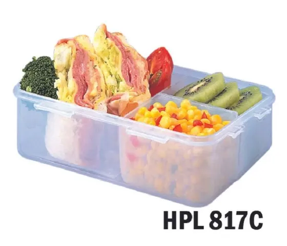 Hộp Bảo Quản Chia 3 Ngăn Có Thể Nhấc Rời Lock&Lock HPL817C-1 Lít 