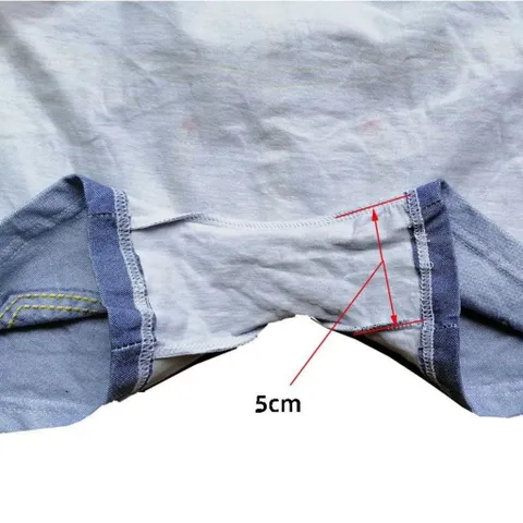 Quần sịp đùi nam họa tiết quần bò dáng boxer độc lạ. Quần sịp boxer nam họa tiết bò phối thắt lưng mặc nhà