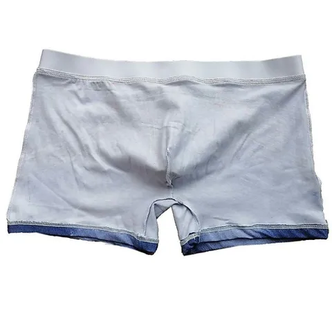 Quần sịp đùi nam họa tiết quần bò dáng boxer độc lạ. Quần sịp boxer nam họa tiết bò phối thắt lưng mặc nhà