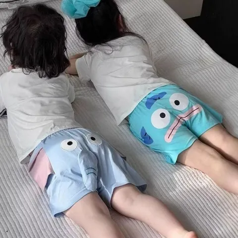 Quần đùi thun hình con voi, con lợn có còi bóp kêu ra tiếng ở vòi bông thú vị
