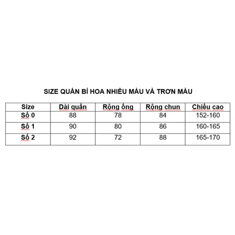 Quần bí dáng váy hoa sắc màu ống rộng vải voan hè mát mẻ (SẴN HÀNG CHUẨN LOẠI I QUẢNG CHÂU in nét)