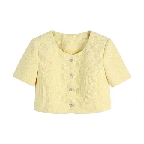 Set vest dạ đùi công sở, set bộ croptop