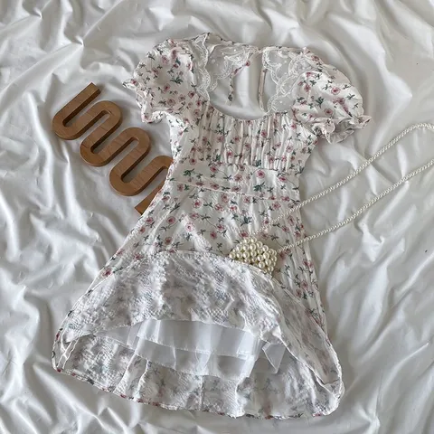 Váy hoa nhí cúp ngực hở lưng hàng Quảng Châu (hết)