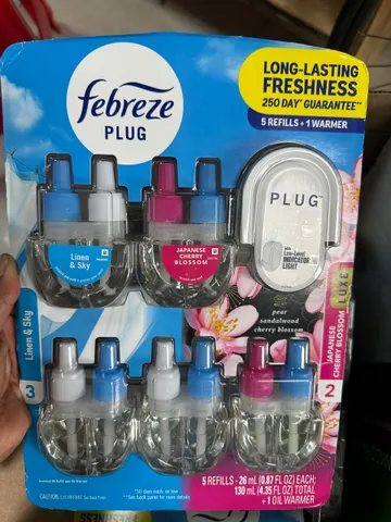 set tinh dau cam dien thom phong febreze plug