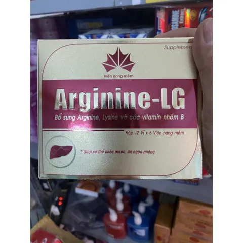 Arginine - LG bổ gan, mát gan, giải độc gan, tăng cường chức năng gan hộp 60 viên mil tui