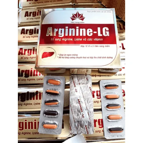 Arginine - LG bổ gan, mát gan, giải độc gan, tăng cường chức năng gan hộp 60 viên mil tui