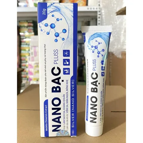 Kem dưỡng da tinh Gel Nano Bạc pluss ngừa rôm sảy, ngừa sẹo dịu da, ngừa sẹo, ngăn ngừa mụn, xóa thâm tt mil tui