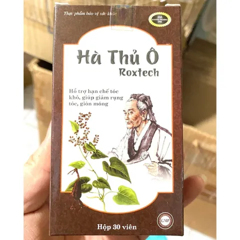 Hà thủ ô roxtech, biotin vitamin B5 giảm tóc bạc sớm, gãy rụng tóc giúp cho tóc chắc khỏe, làm đẹp da chốngg lãoo hóaa min