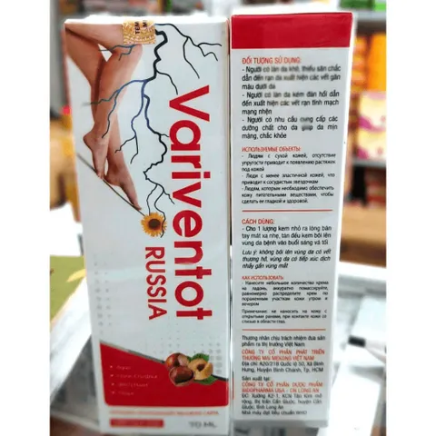 Kem loại bỏ nứt gót chân Variventot russia làm mềm gót chân vml min tui