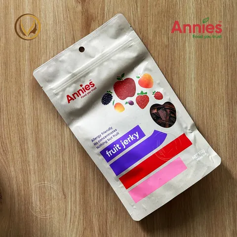 Miếng trái cây sấy dẻo hỗn hợp Annie’s Fruit Jerky 100g - New Zealand